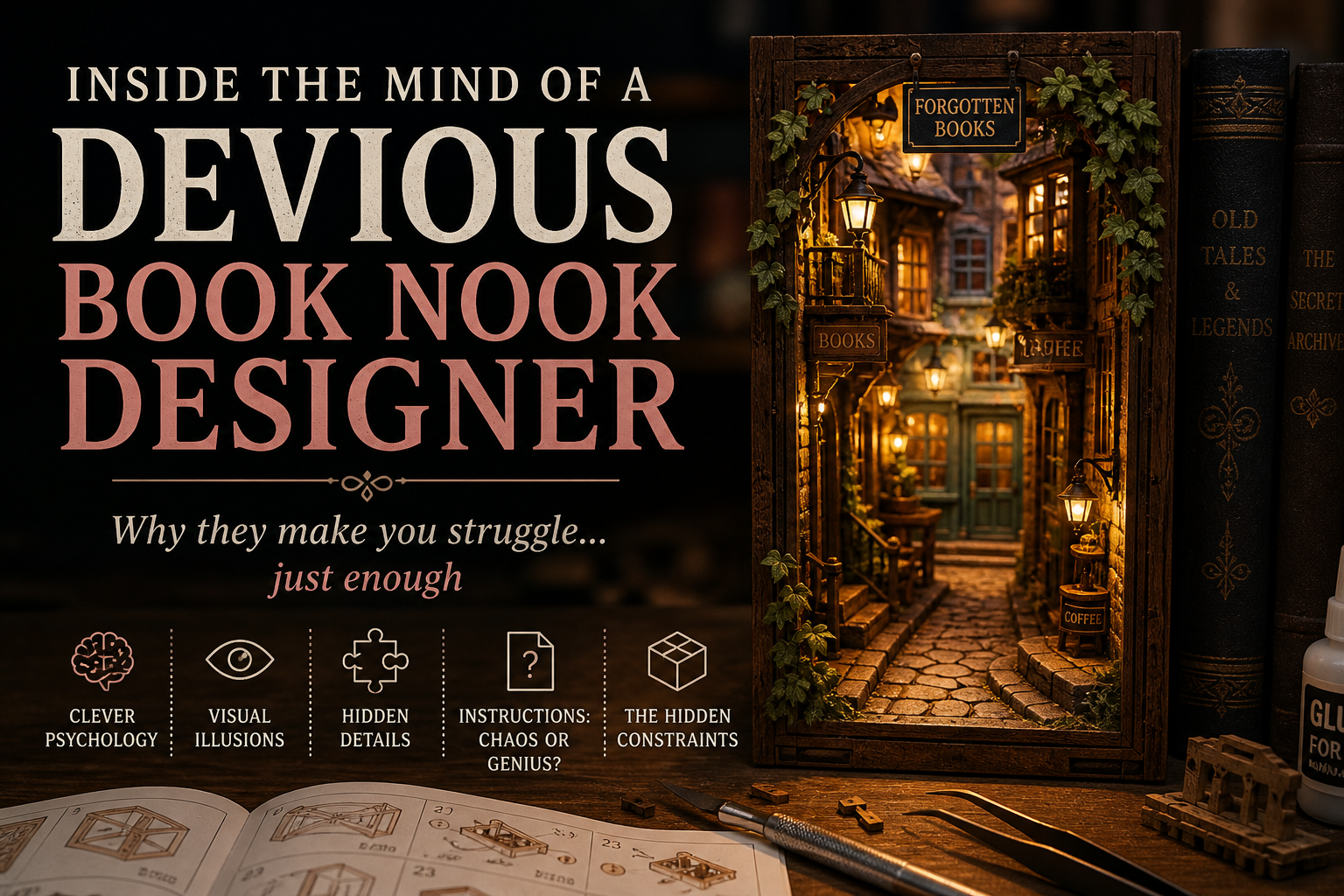 Inside the Mind of a Devious Book Nook Designer
