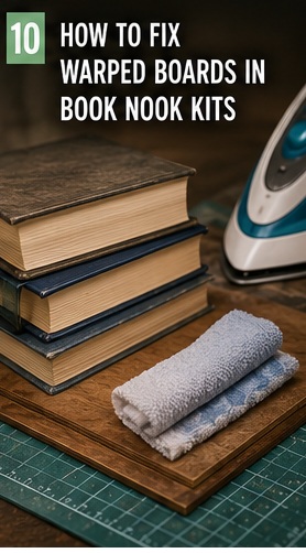 How to Fix Warped Boards in Book Nook Kits