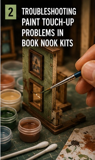 Troubleshooting Paint Touch-Up Problems in Book Nook Kits