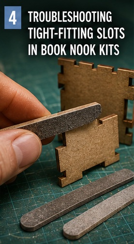 Troubleshooting Tight-Fitting Slots in Book Nook Kits