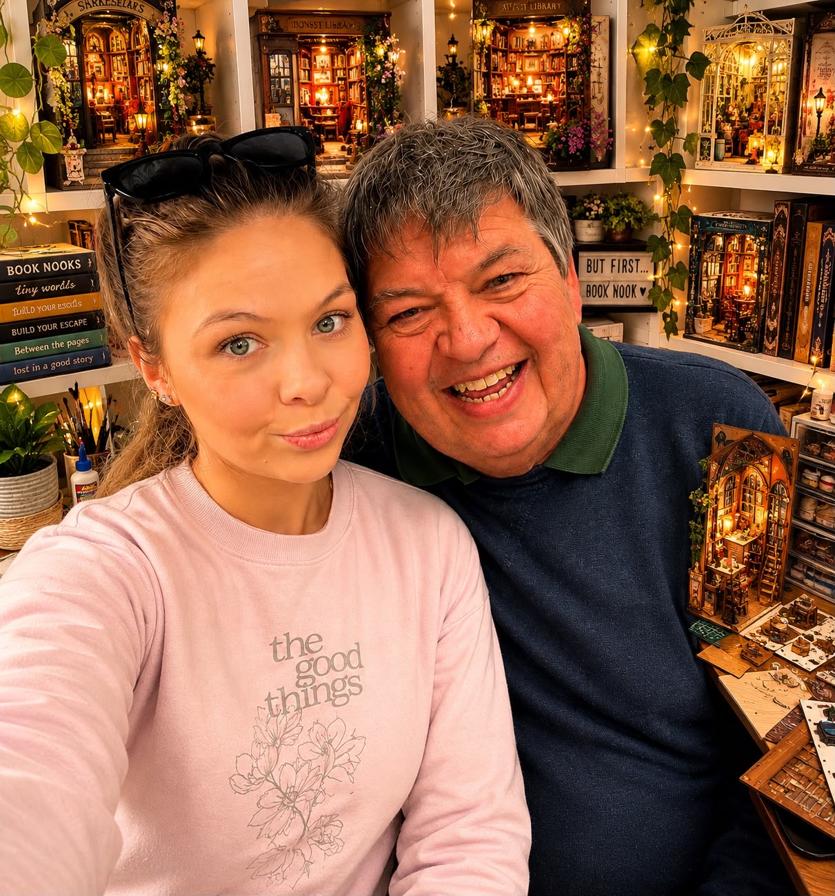 How to Deal With a Father Who’s Completely Obsessed with Book Nooks