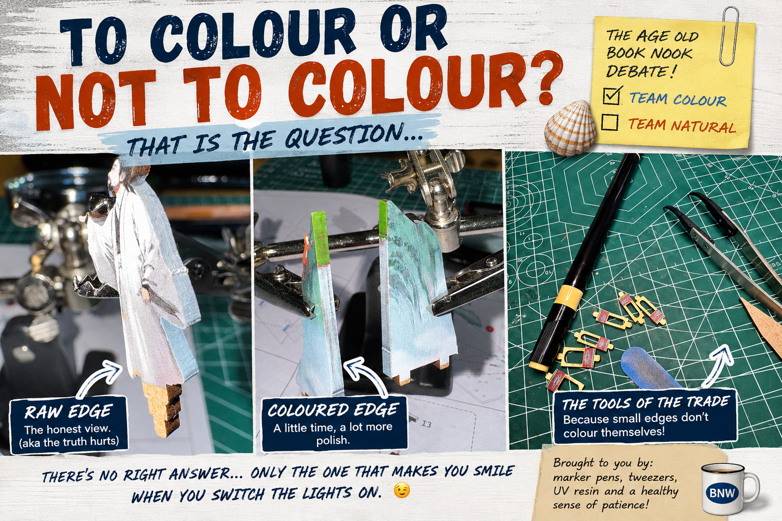 To Colour or Not to Colour? That is the Question…