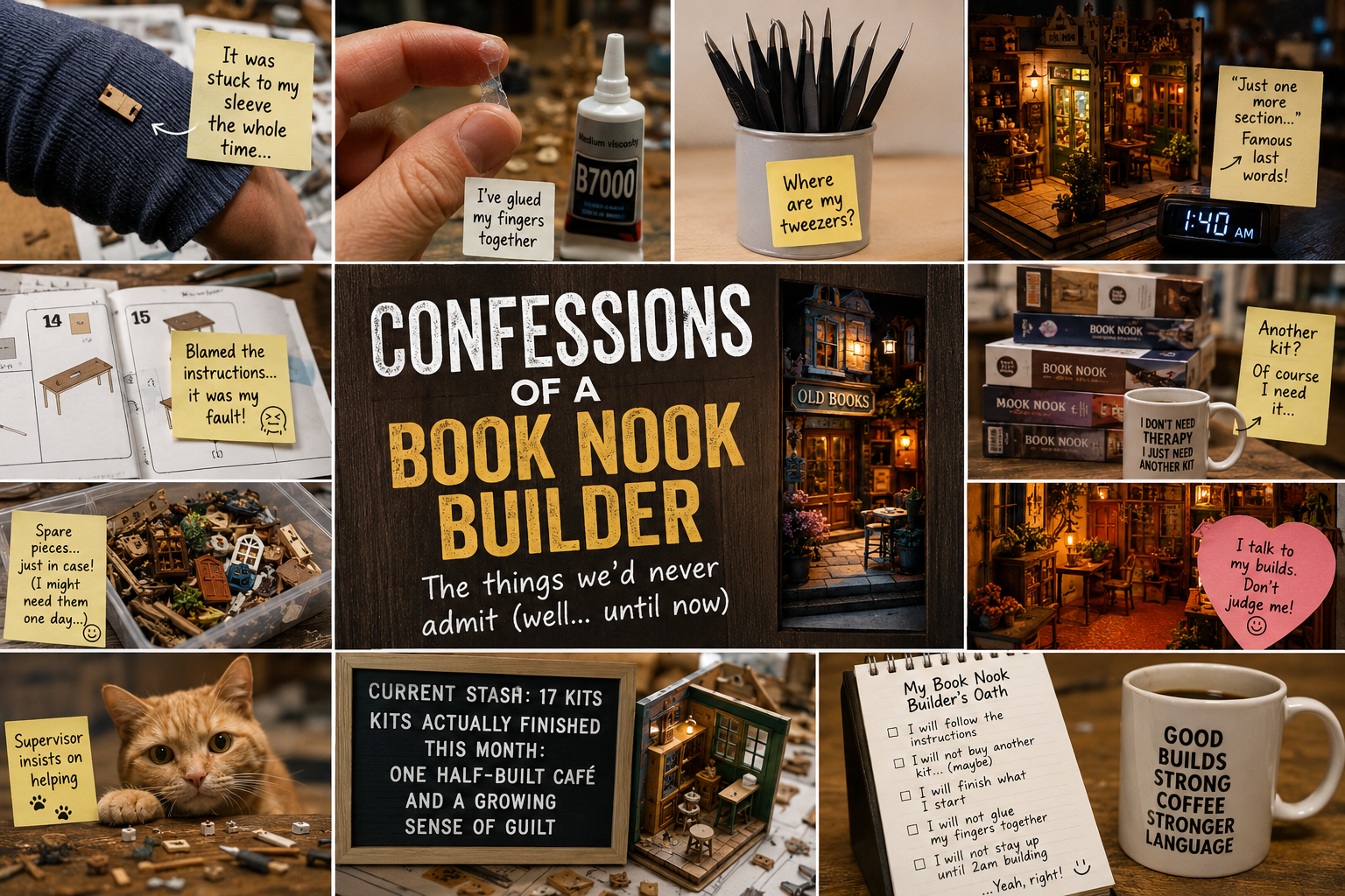 Confessions of a Book Nook Builder: The Things We’d Never Admit (Well… Until Now)