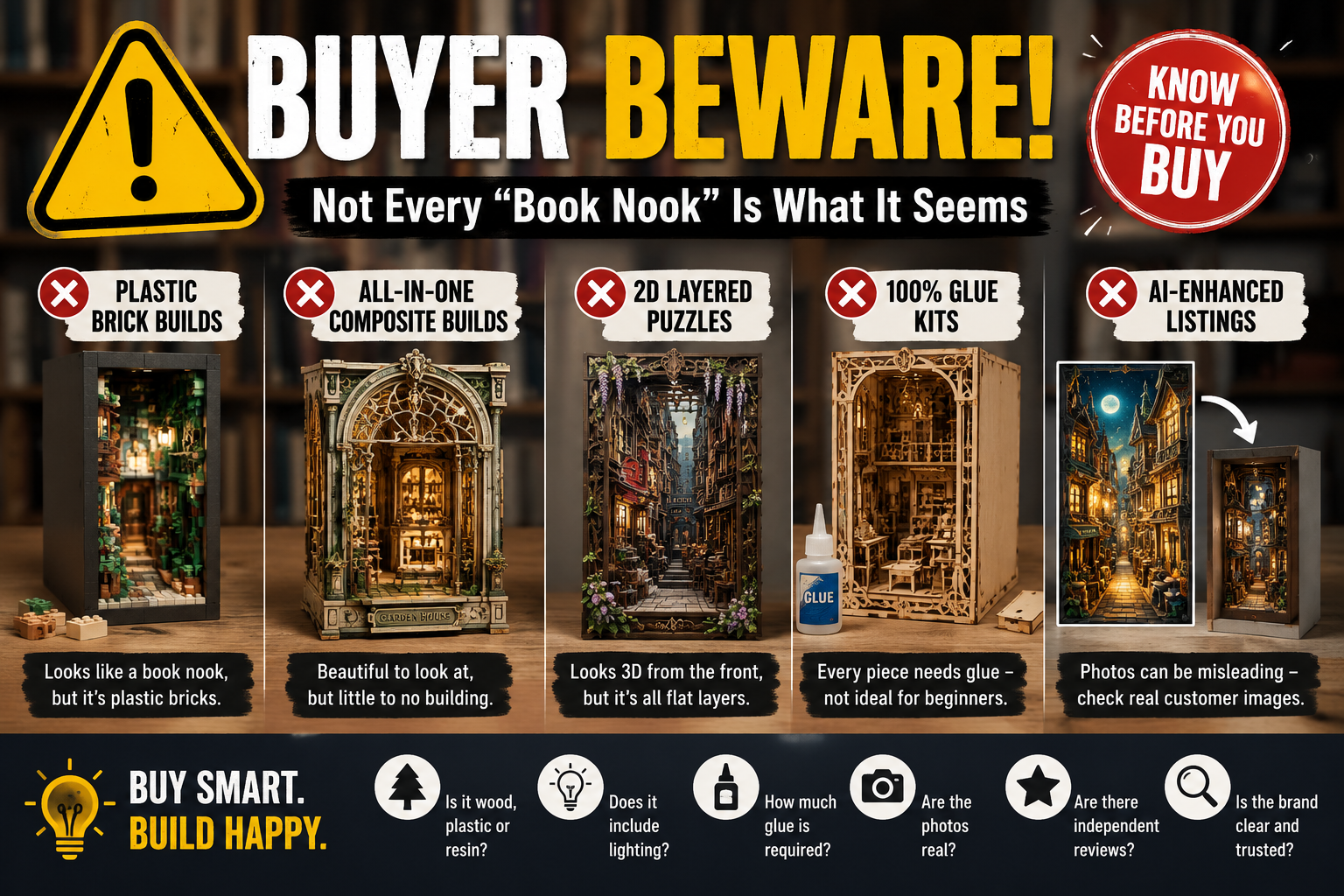 Book Nook Buyer Beware: 7 Costly Mistakes to Avoid Before Buying Your Kit
